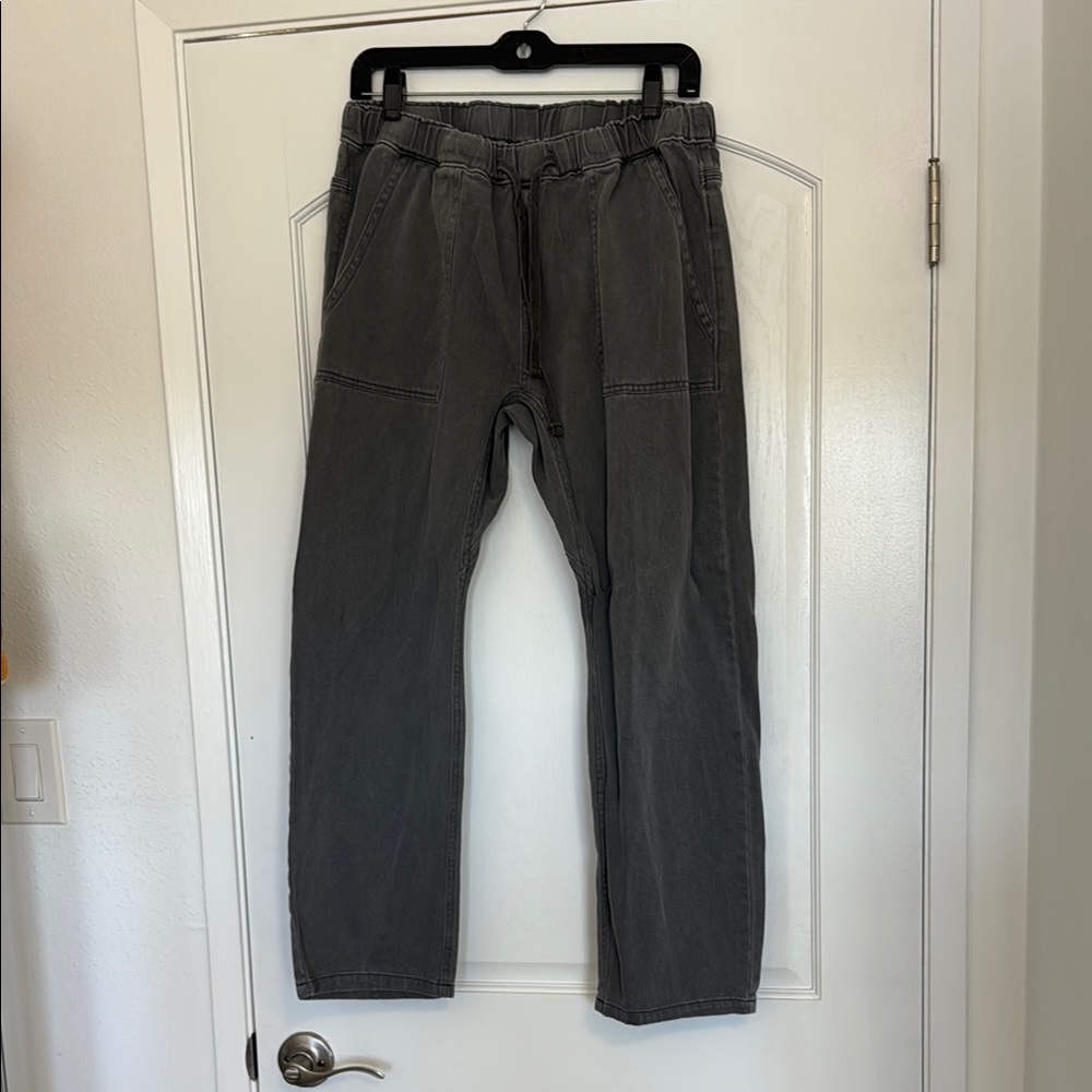 Gray Casual Pants